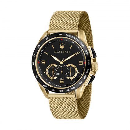 Relógio Maserati Traguardo Dourado-Ourivesaria Júlio